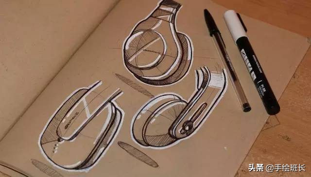 顶尖设计师手稿,产品设计手绘从入门到精通