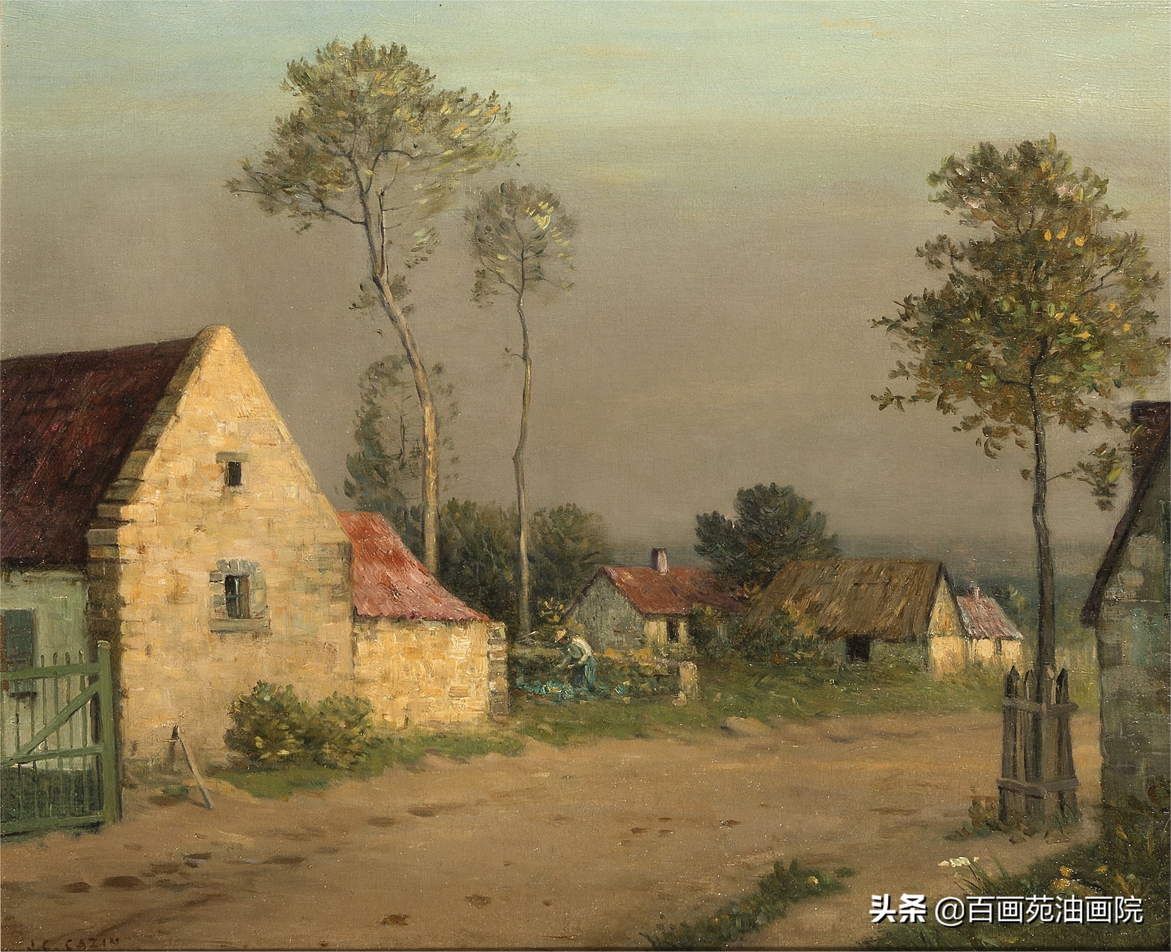 风景油画高清大图,风景油画视频教程