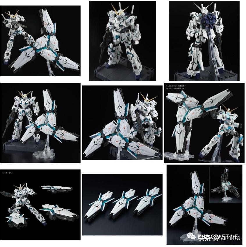 高达uc100独角兽模型开箱,高达ucrx-0