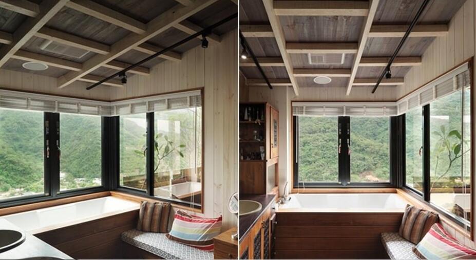 装修原木风浴室,原木风浴室风格