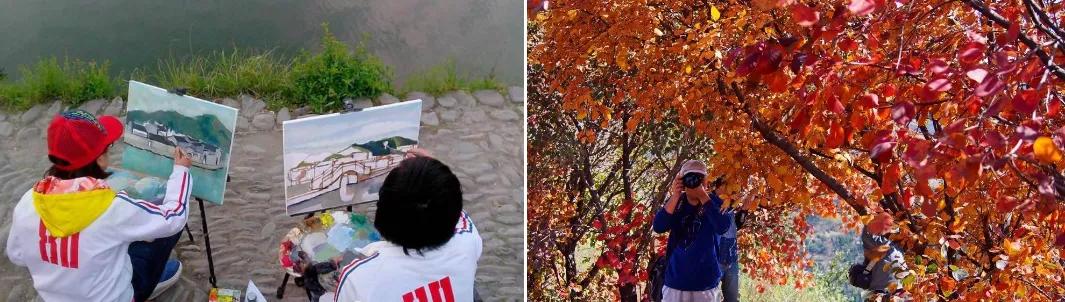 灵山秀水度深秋,灵山秀水堪称世外桃源