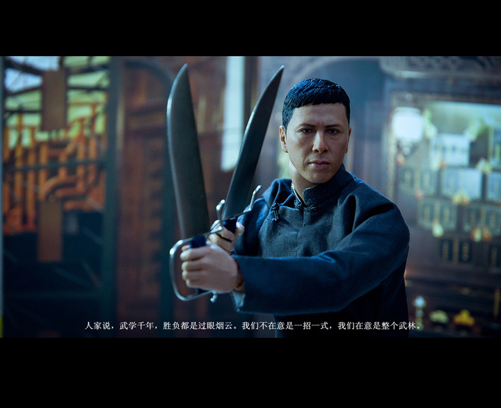 叶问甄子丹照片高清,甄子丹和叶问照片像不像