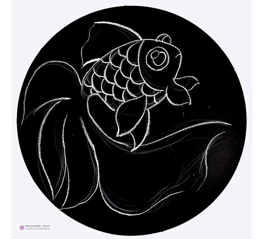 画金鱼儿童画,儿童画教程大全简单漂亮的花