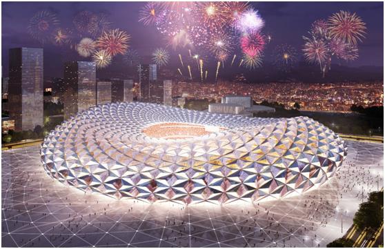 广州恒大荷花球场,吃喝玩乐一条龙风景