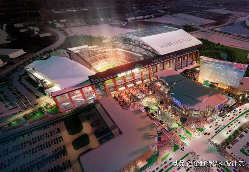 膜结构遮阳篷球场,膜结构屋顶降温