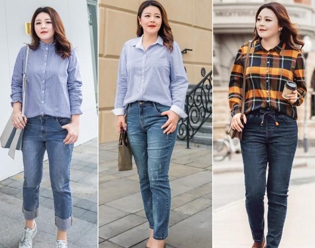 150微胖显高显瘦穿搭,150斤矮个子穿搭学生潮流显高显瘦