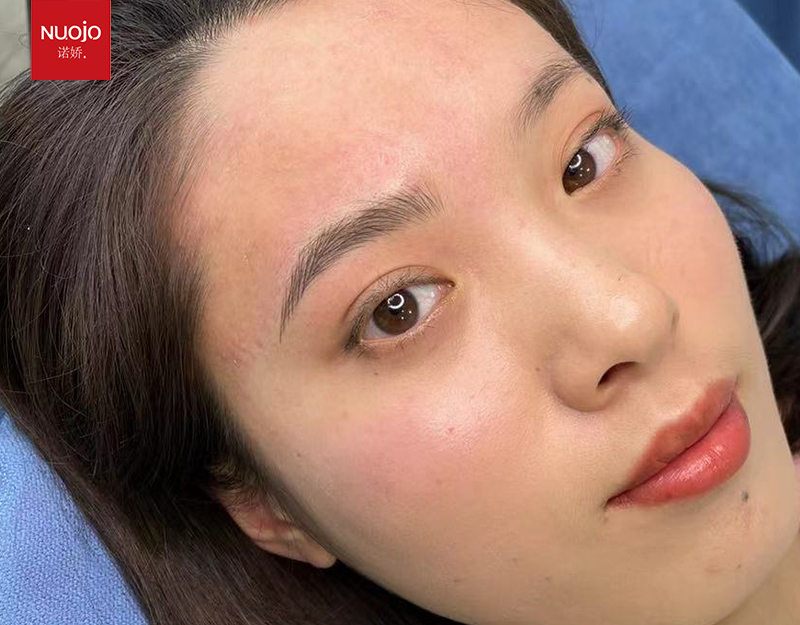 纹绣机器纹眉的技巧,小白学纹绣入门零基础机器纹眉