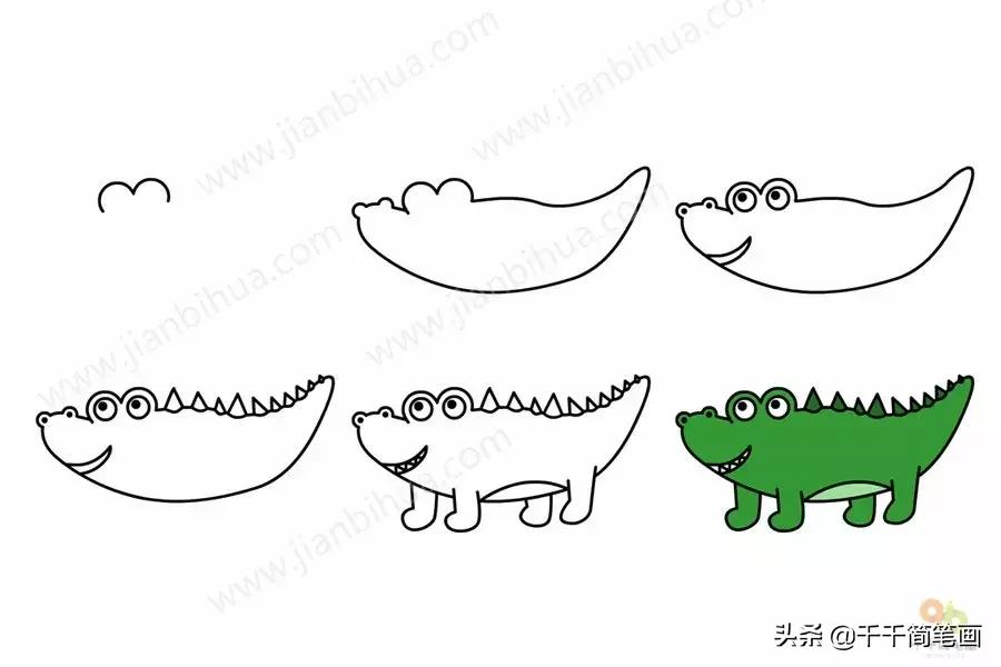 3-6岁儿童动物画入门教程,幼儿园动物画大全最简单