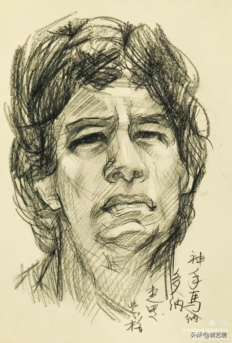 马拉多纳高清漫画壁纸,马拉多纳漫画