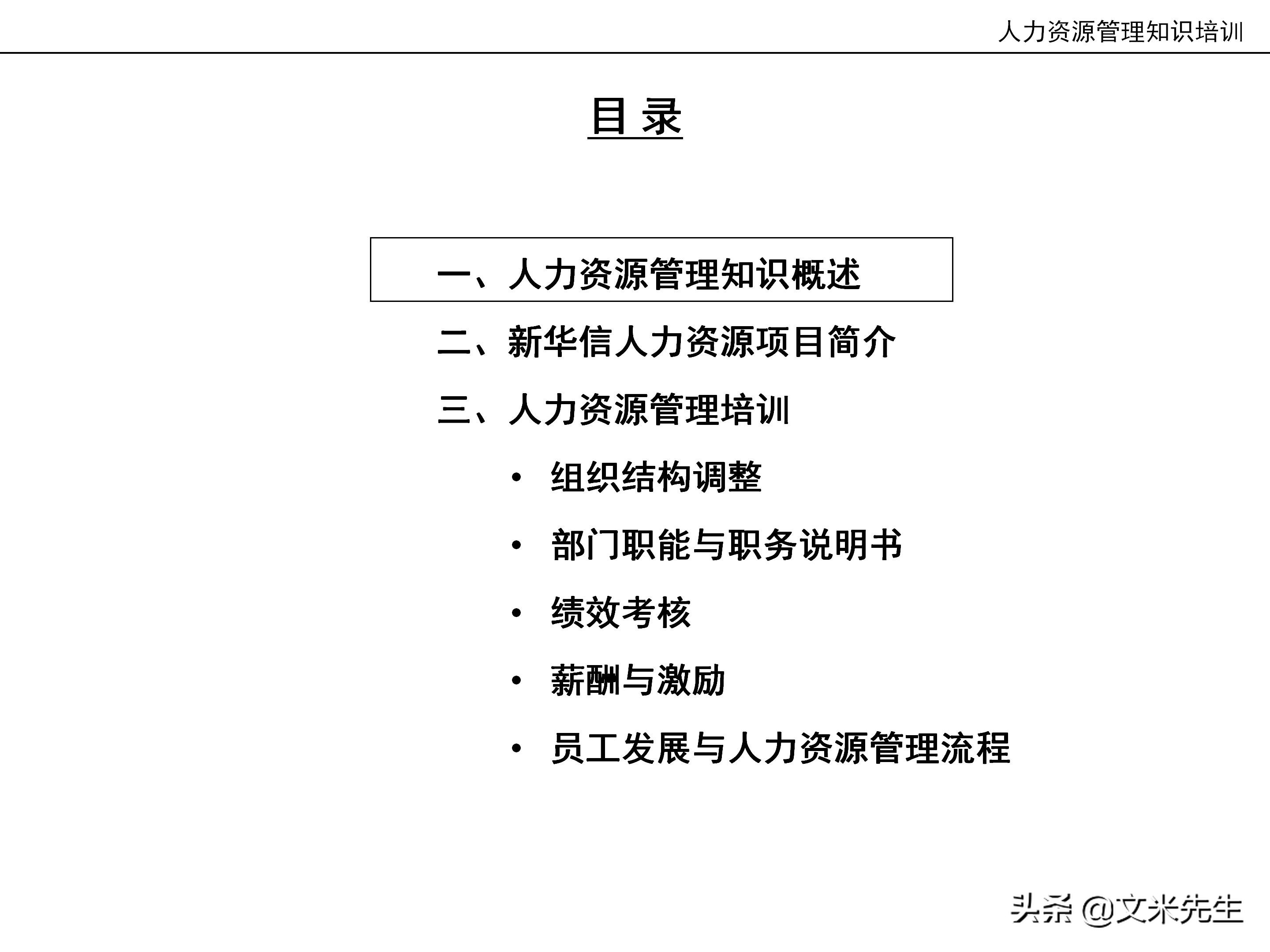 国内知名咨询公司课件：177页人力资源管理知识培训（内部版）