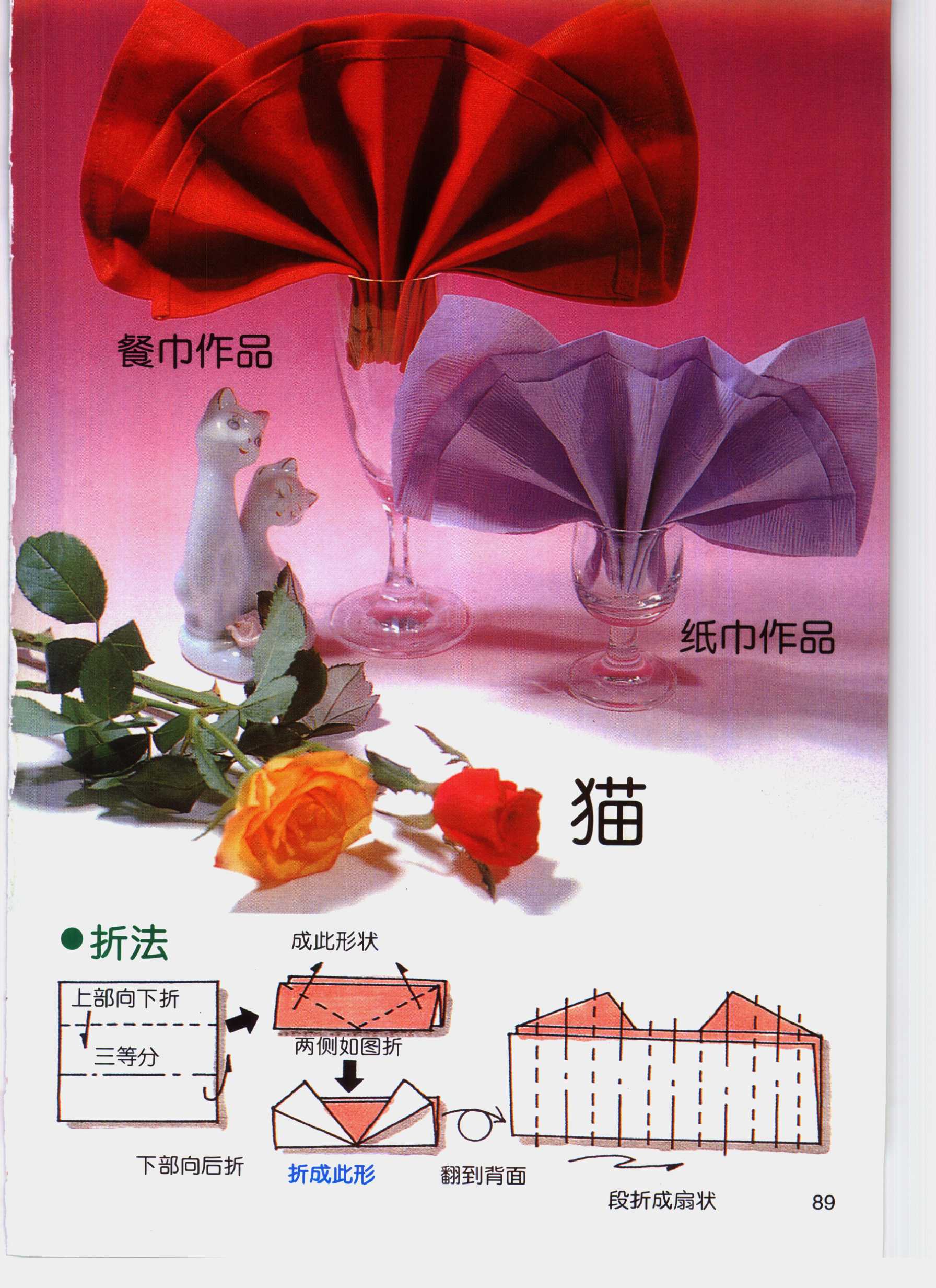 折餐巾怎么折视频,餐巾怎么折纸视频