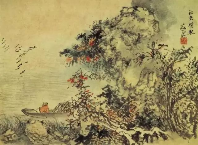 明代画家陆治山水精品高清,明代名家山水册页高清