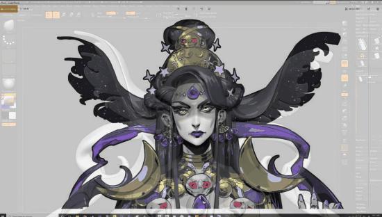 supergiant画师,游戏人物3d建模怎么做