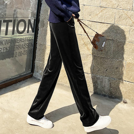 秋冬款高腰显瘦阔腿裤搭配,阔腿裤秋冬款搭配显瘦