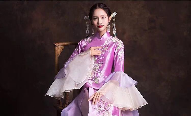 最适合穿中式嫁衣,新款秀禾服新娘礼服中式嫁衣