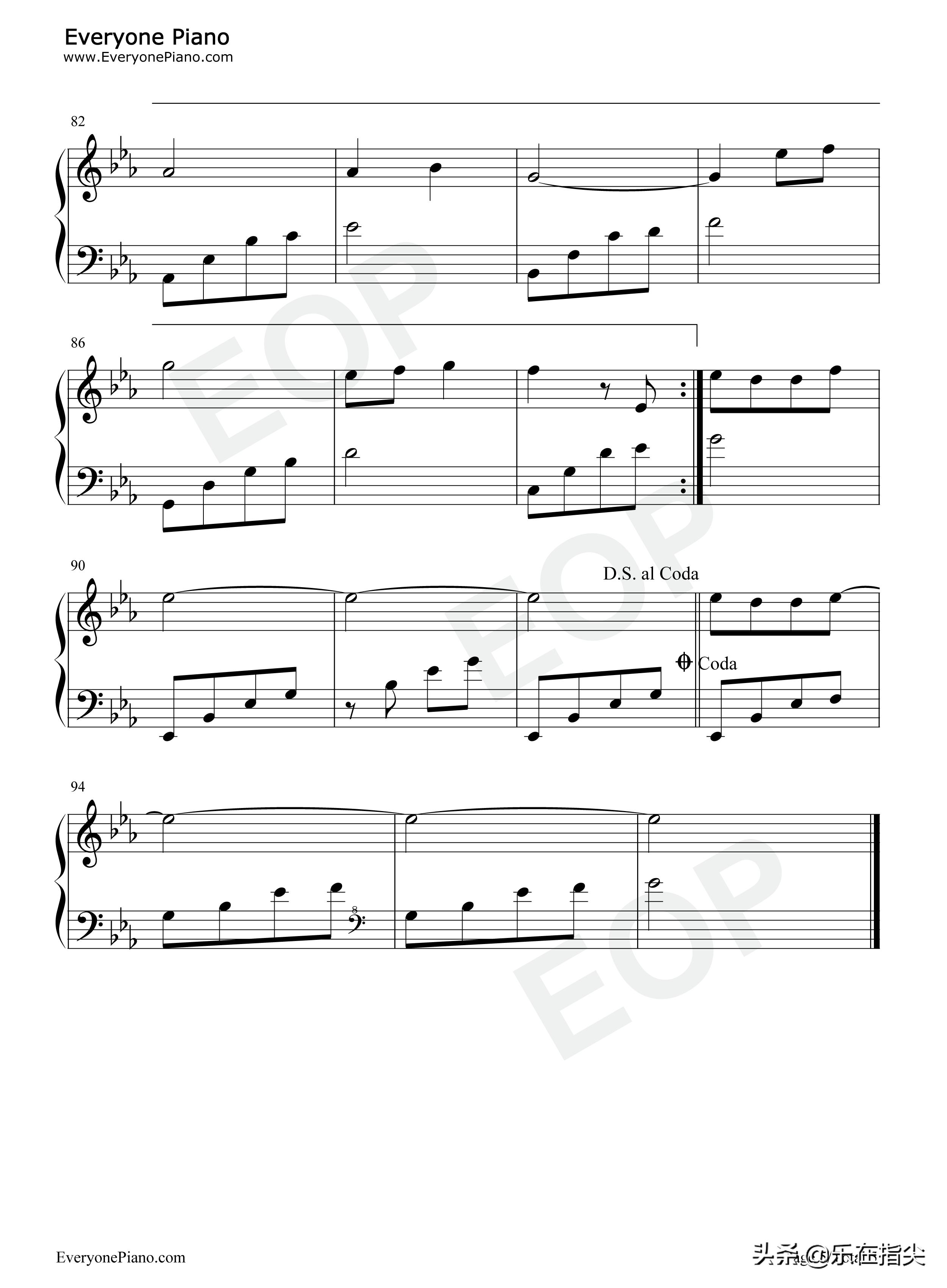 活该-我拼了命去爱换-简谱五线谱钢琴谱电子琴谱