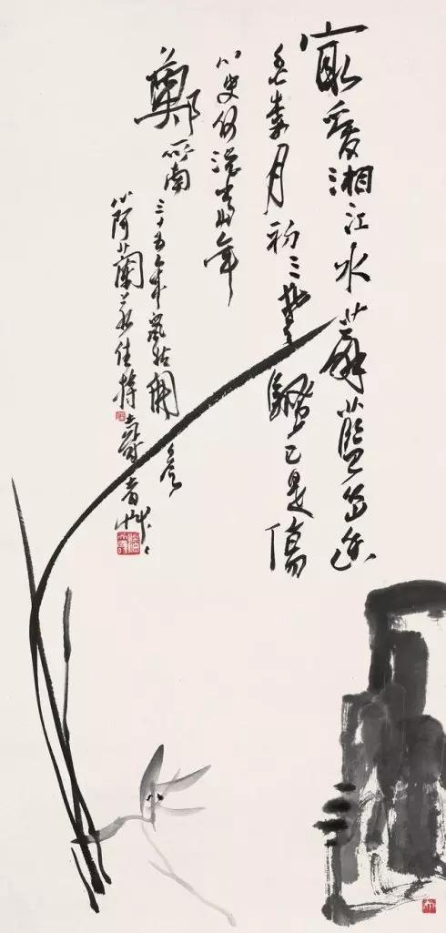 八大名家画兰,近代十大名家画兰作品欣赏