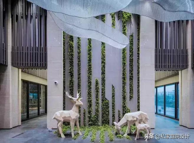 室内景观打造设计案例,做室内景观造景设计效果图