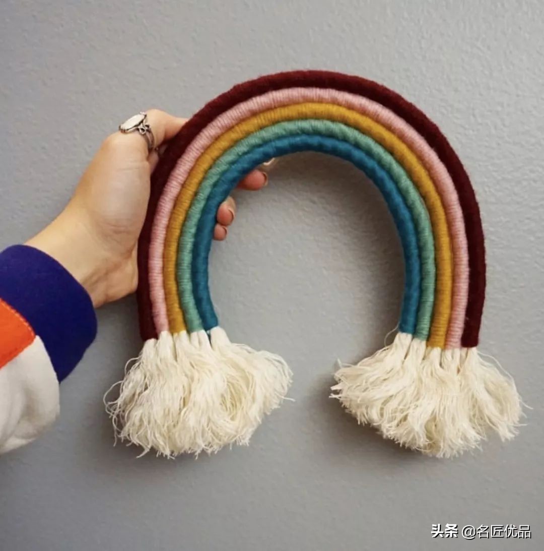 自己在家做家用装饰,diy手工挂毯教程