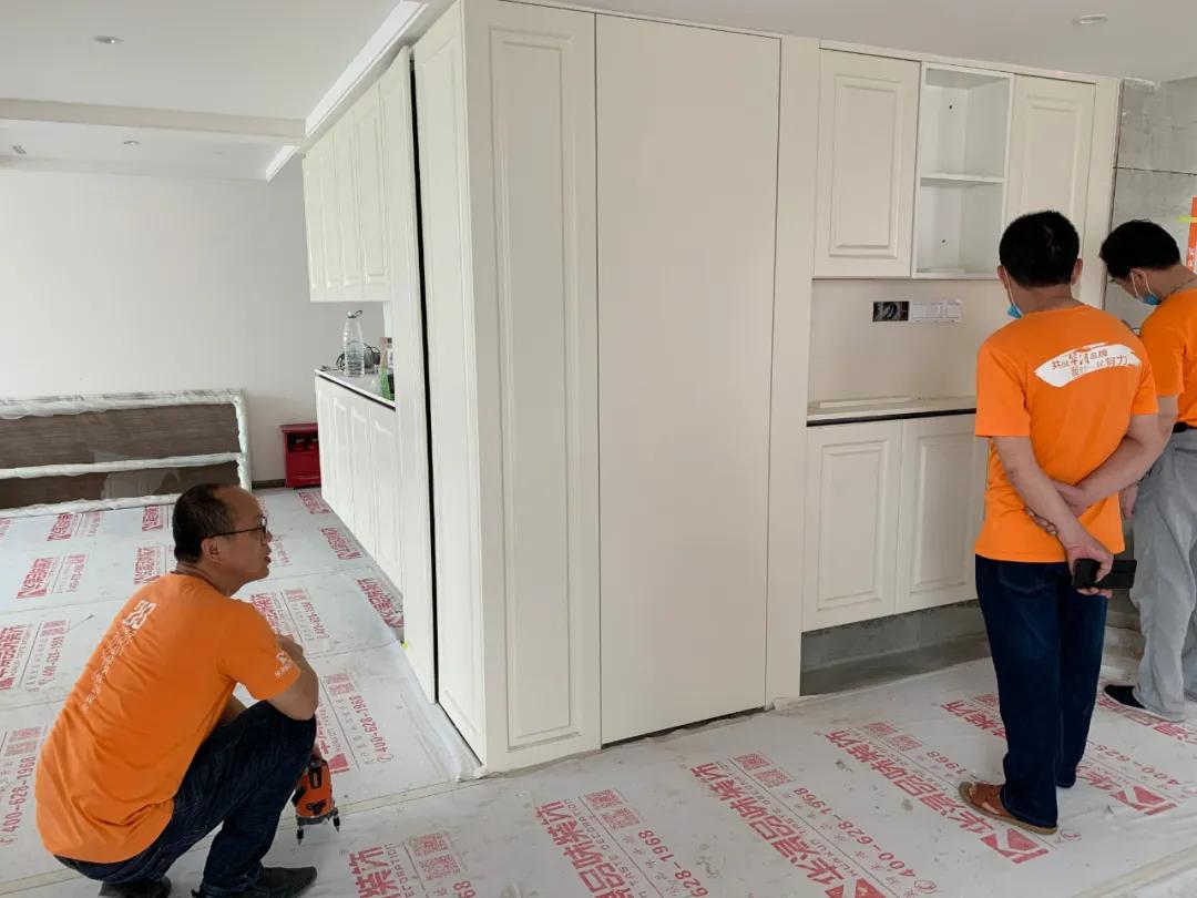 华浔总部巡查梅州工地,华浔工地巡检