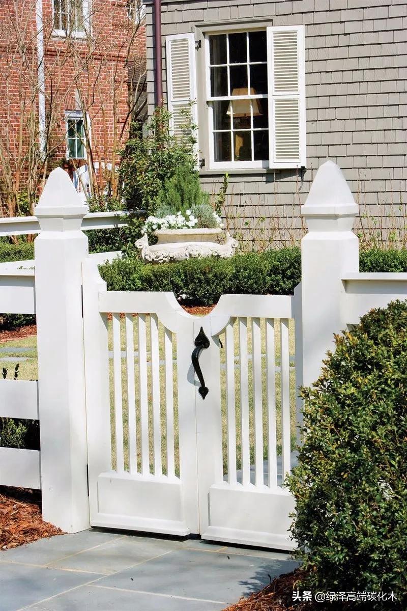 庭院栅栏门制作,庭院围墙护栏栅栏门