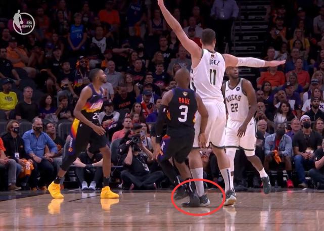 保罗被垫脚后又上场了吗,保罗被垫脚完整版