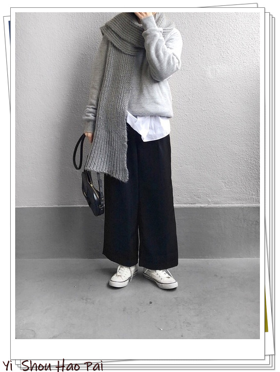 冬季黑白灰穿什么颜色好看,黑白灰的颜色搭配图片