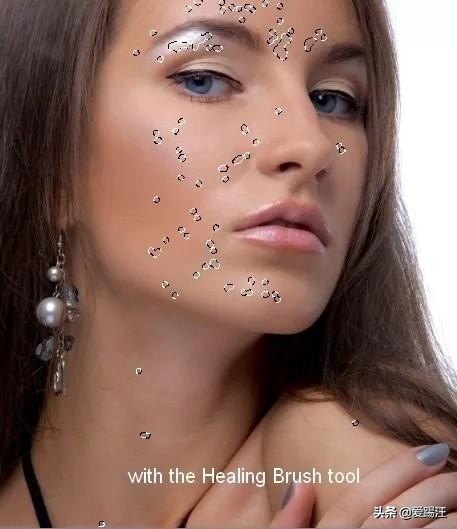 ps人像修图脸上阴影部分怎么提亮,ps女鞋人像图片后期修图教程