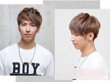 男生韩式卷发发型图片,最流行男士染发造型