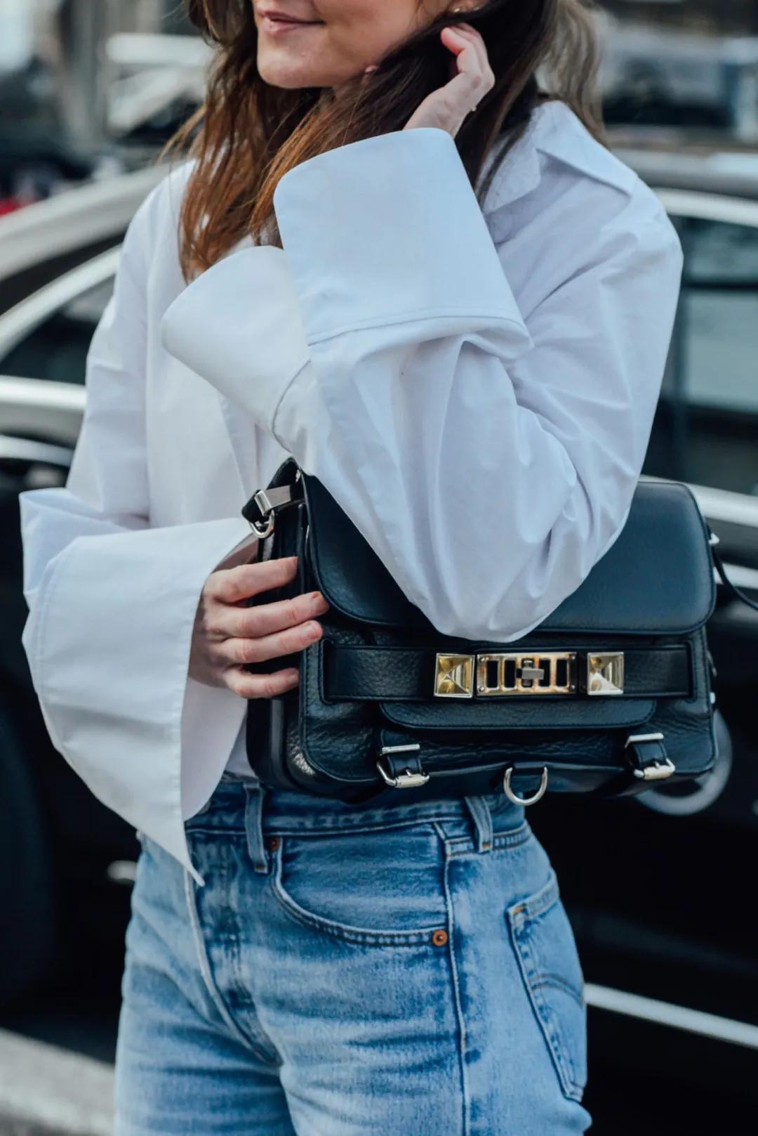 T恤穿腻了?想要时髦又遮肉,春夏白衬衫应该这么洗和这样穿