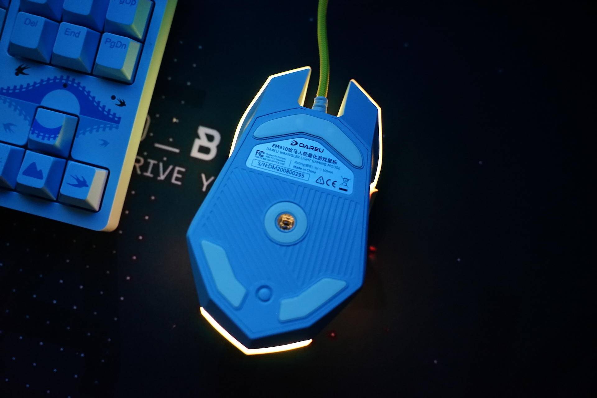 达尔优牧马人鼠标是usb2.0还是3.0,达尔优牧马人鼠标em910海藻紫