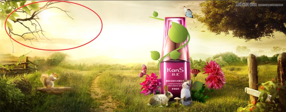 ps简单化妆品banner设计,化妆品的banner图设计教程