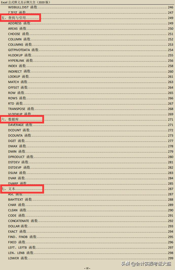 财务人员常用的21个excel函数公式,excel函数公式大全中文讲解