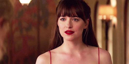 性感呆萌性子直，五十度灰女主原来这么可爱