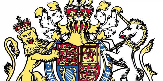 皇家盾徽与英国官方盾徽相同吗,英国王室的标志