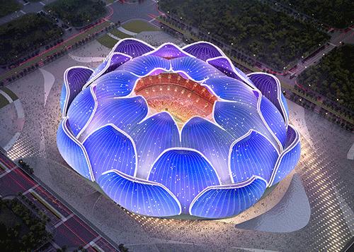 恒大最新足球场造型,最美恒大足球场