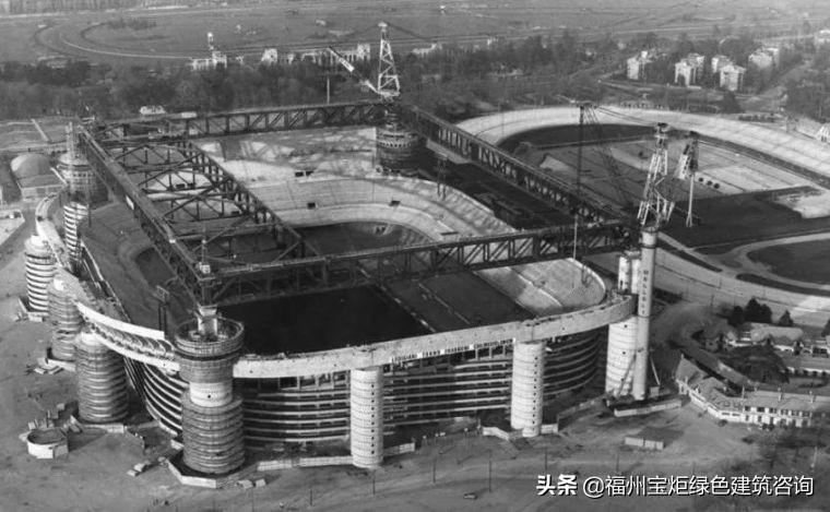 足球场顶篷,世界足球场的建造全过程