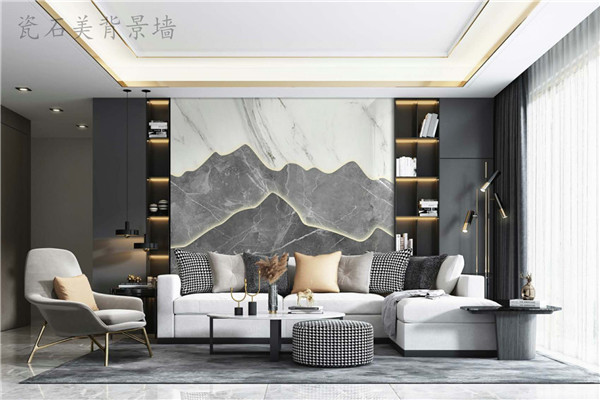 水刀大理石背景墙,石美石材背景墙