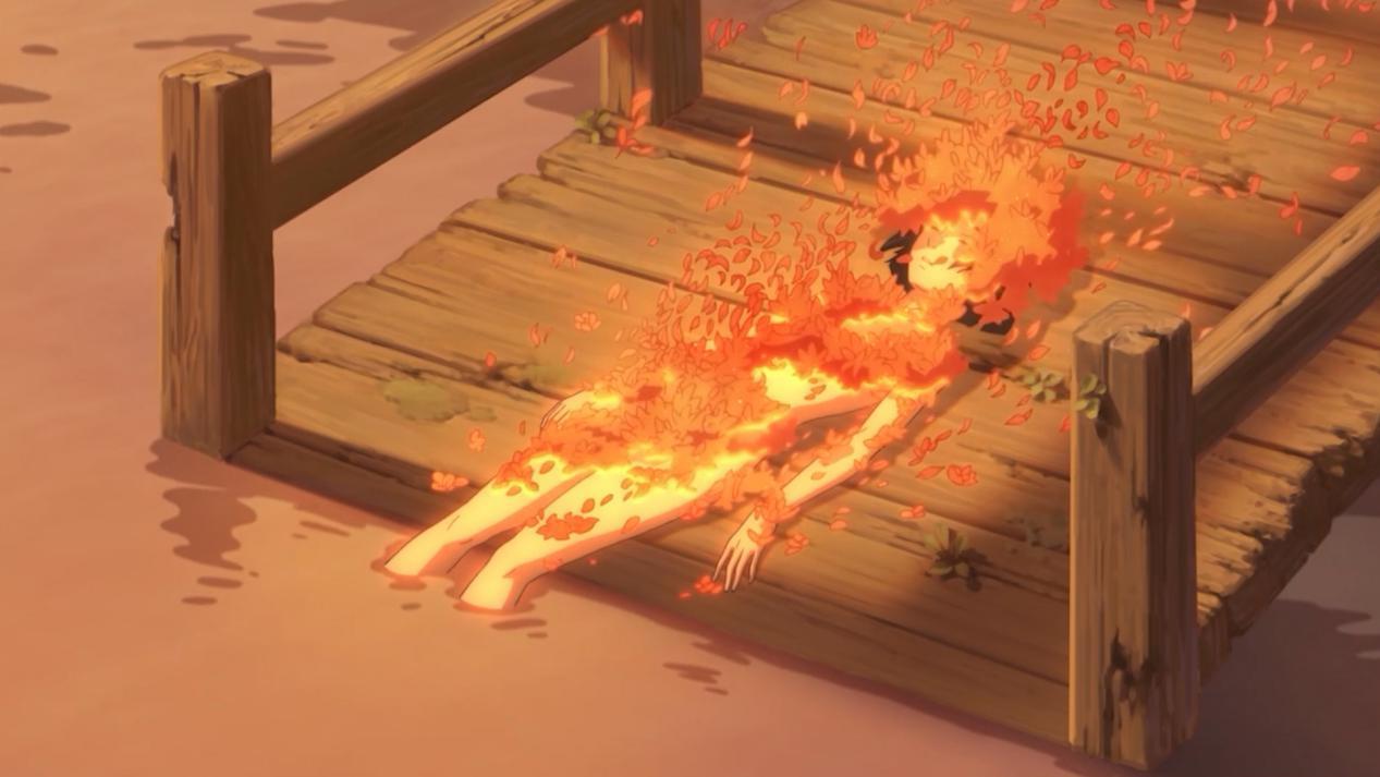 大鱼海棠动漫治愈系片段,一部感人催泪的动漫电影大鱼海棠