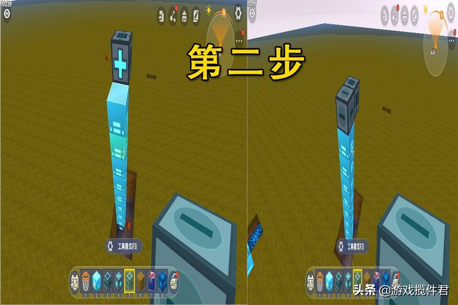 迷你世界解锁火箭背包黑科技,迷你世界终于成功做出了悬浮梯子