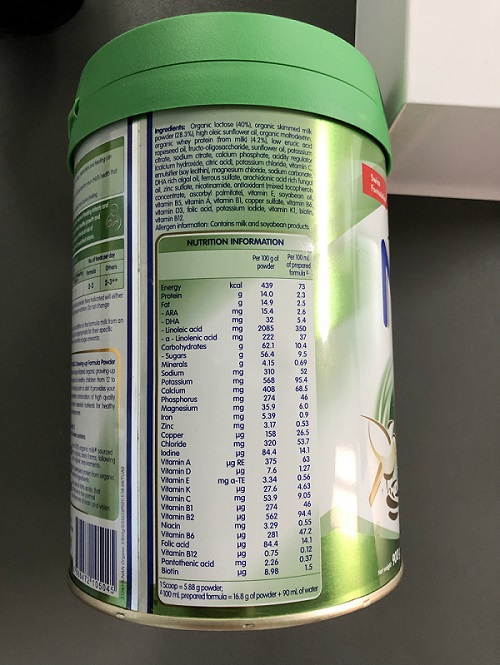 雀巢能恩港版适度水解奶粉,雀巢能恩有机奶粉3段