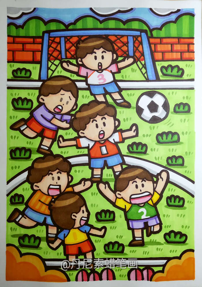 8-12岁儿童绘画范画,简单又好画的儿童画大全