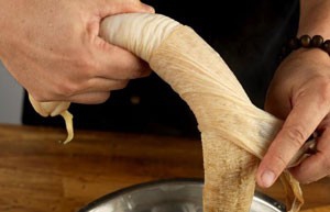 象拔蚌蚌肚能做刺身吗,象拔蚌刺身蚌胆泡饭