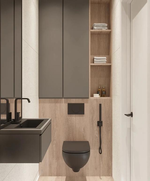 1.6平方卫生间太小怎么干湿分离,卫生间太小贴灰色砖太暗怎么补救