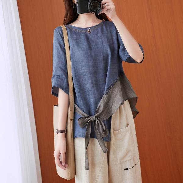 显瘦棉麻裤怎么穿搭,显瘦哈伦裤夏季穿搭黑色