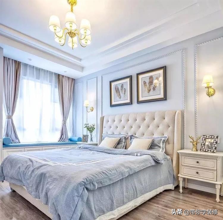 餐厅和客厅的美式隔断效果图,3房2厅带隔断装修风格