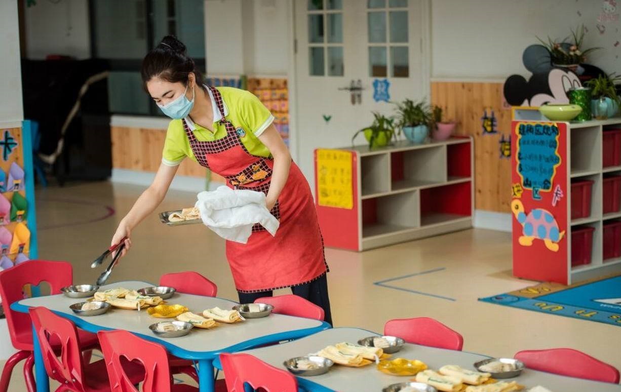 日韩幼儿园伙食,中日韩学生餐对比