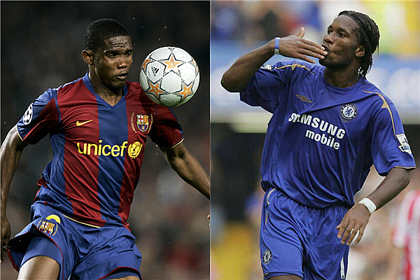 非洲球星金字塔排名：埃托奥和德罗巴位列2档，金球先生独霸1档