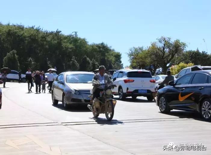太热闹!弥勒花海、人海、车海、舞海...这些人上镜了!