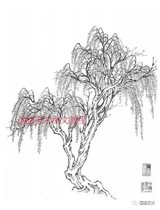 老春山水画基础技法,中国山水画技法教学王岳岗